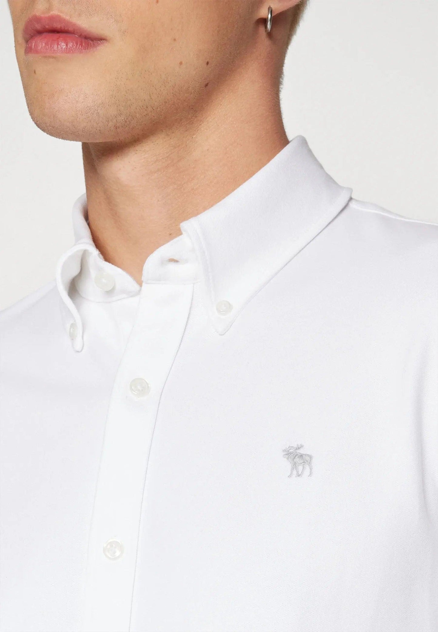 Camisa oxford Branca A&F