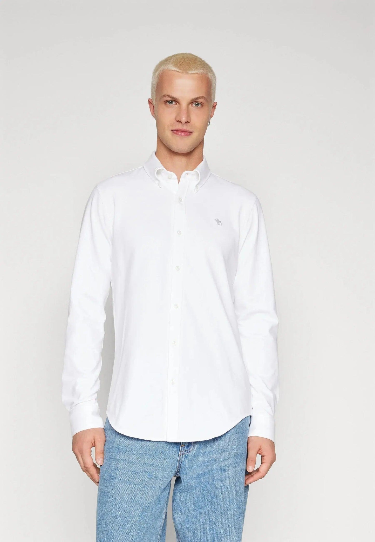 Camisa oxford Branca A&F