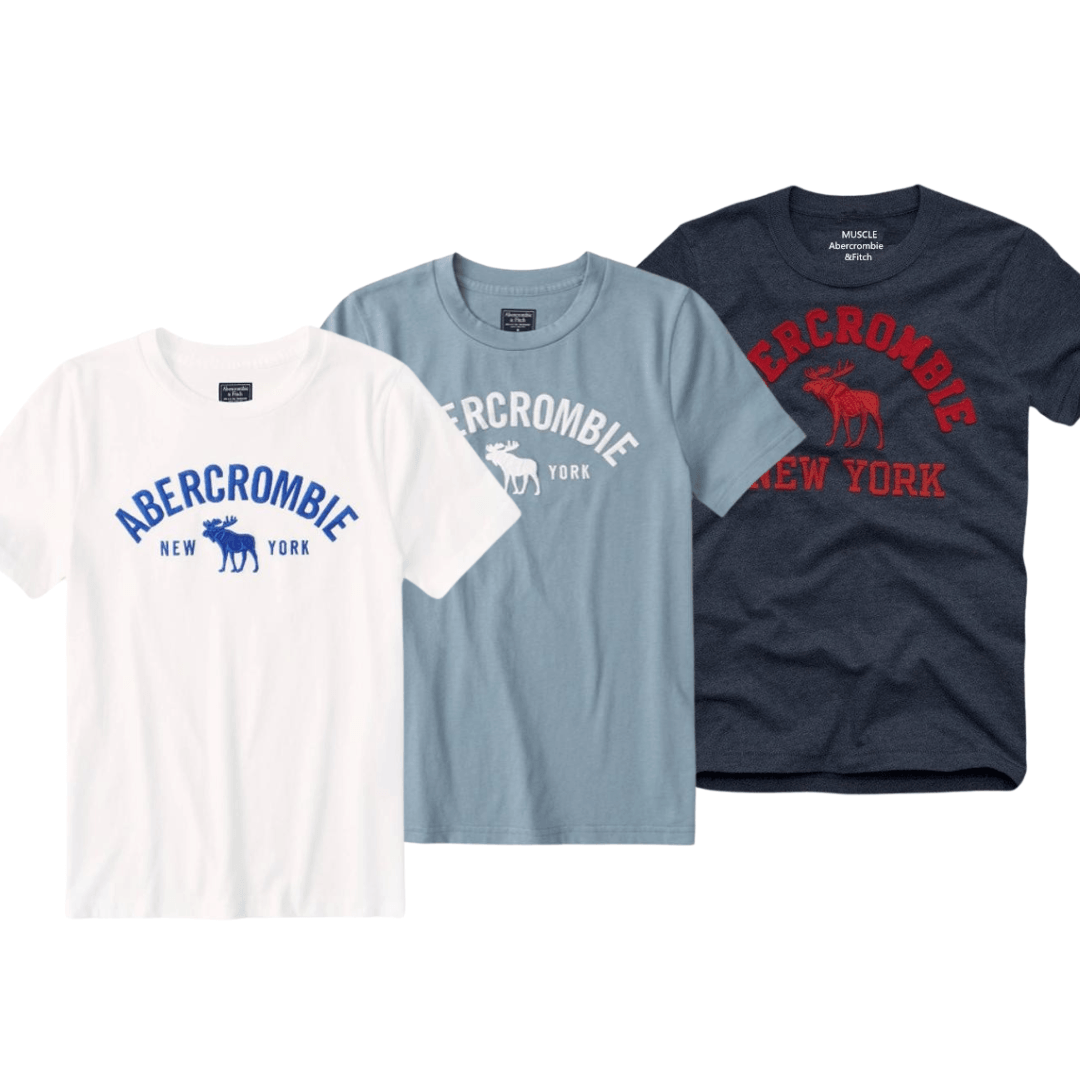Kit 3 Camisetas Moose A&F