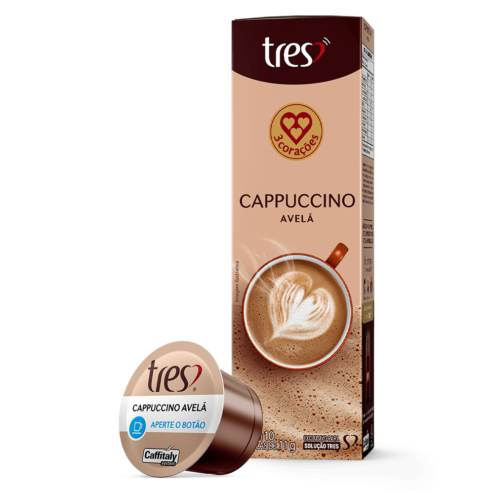 Kit Cappuccino Lovers II com 40 Cápsulas TRES 3 Corações