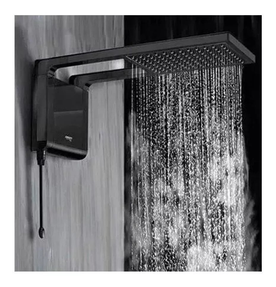 Chuveiro Elétrico de Parede Lorenzetti Acqua Ultra Storm Preto 7800W 220V