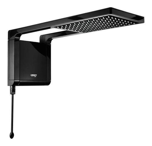 Chuveiro Elétrico de Parede Lorenzetti Acqua Ultra Storm Preto 7800W 220V