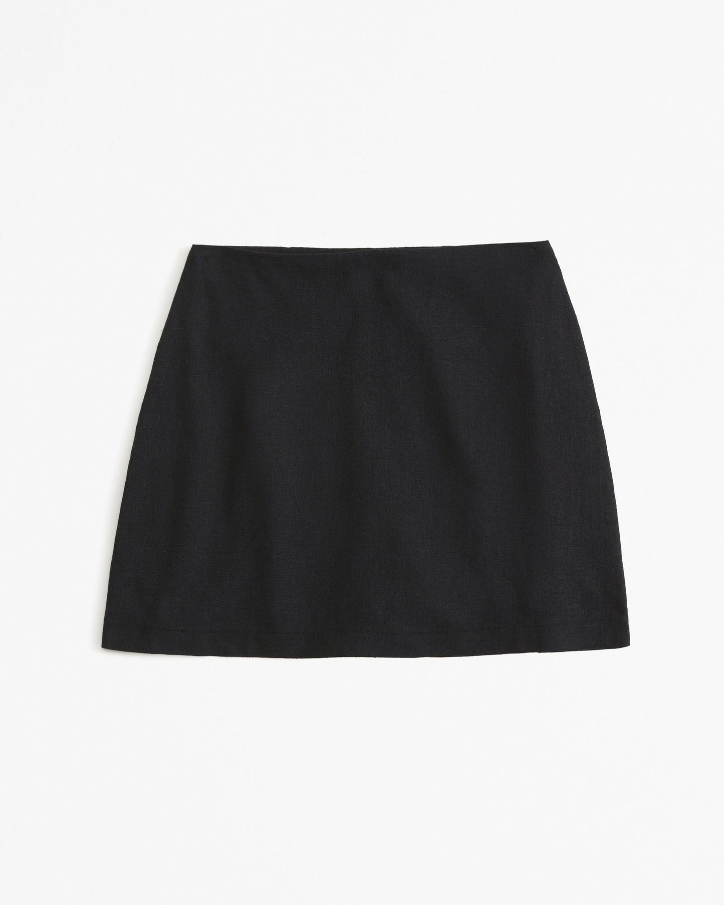 Abercrombie & Fitch Mini skort A&F Scarlett com mistura de linho