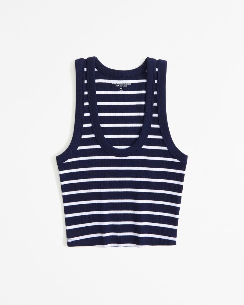 Abercrombie & Fitch Tanque Scoopneck Essencial