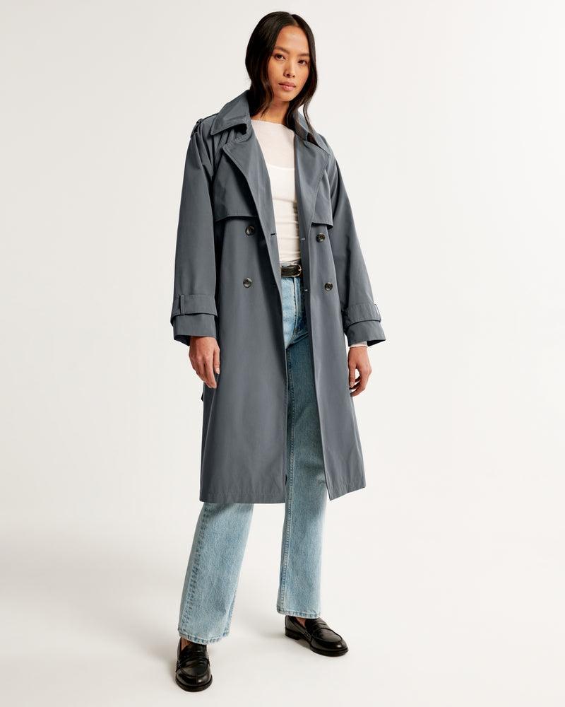 Abercrombie & Fitch Trench Coat Elevado