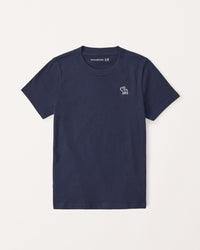 Abercrombie Camiseta essencial da tripulação do ícone