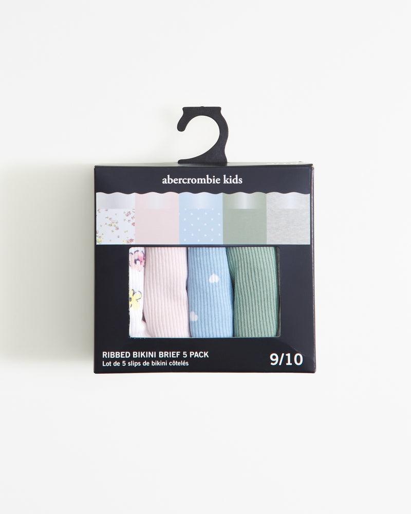 Abercrombie cuecas de biquíni caneladas, pack de 5