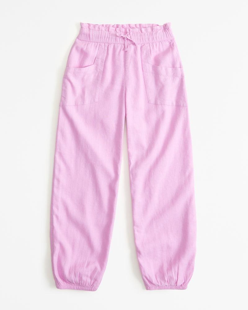 Abercrombie joggers em mistura de linho