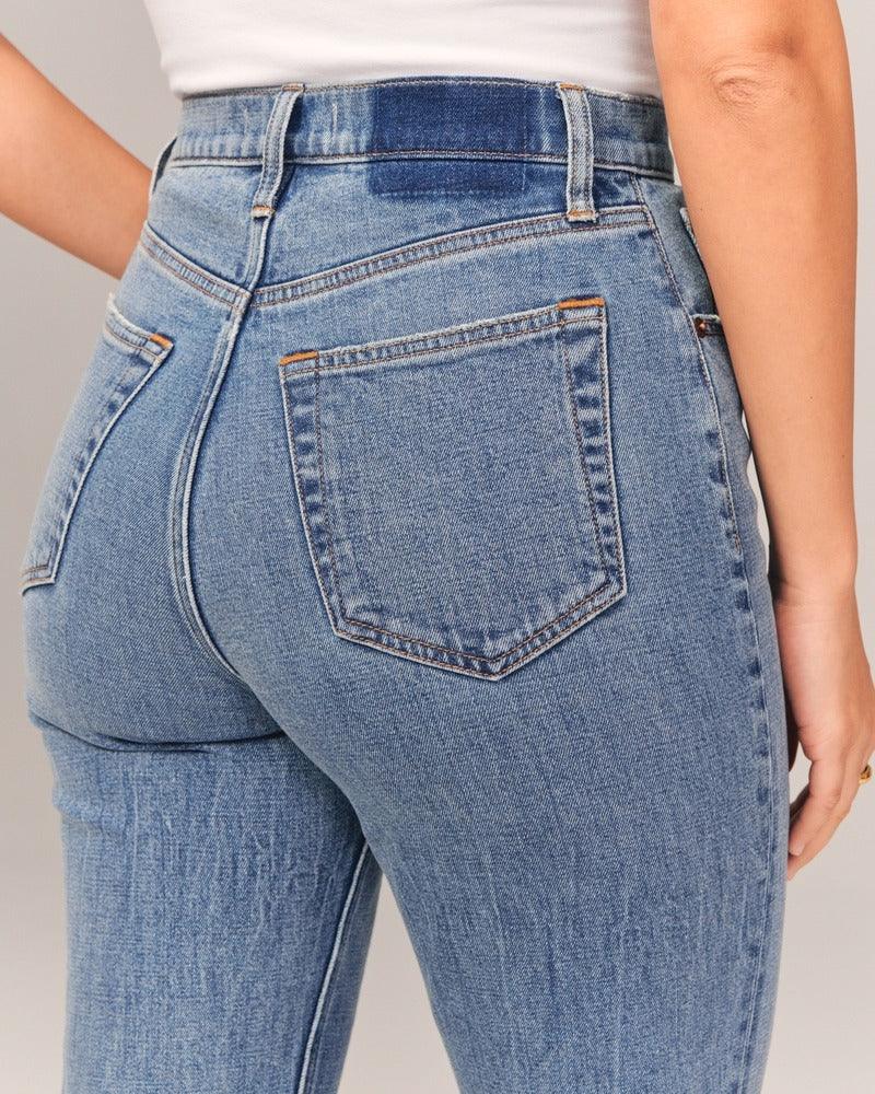 Calça Jeans Curve Love Ultra High Rise Tornozelo Reto