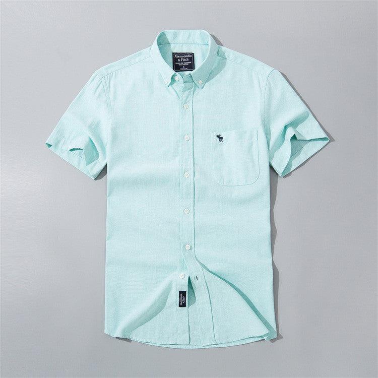 Camisa Manga Curta American Men's Summer Oxford