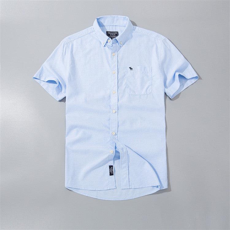 Camisa Manga Curta American Men's Summer Oxford