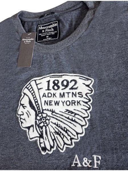 Camiseta Indian 1892 Mtns New York Azul Mescla