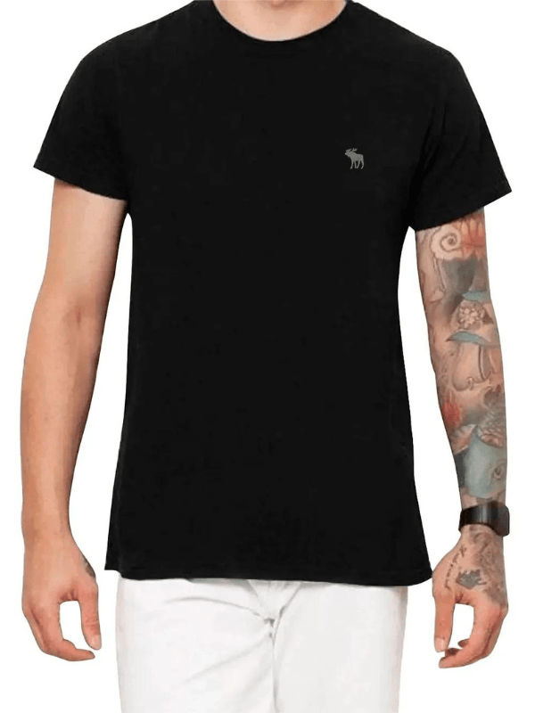 Camiseta Masculina Classic Grey Icon Preta