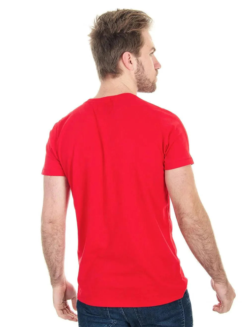 Camiseta Masculina Color Indian Vermelha