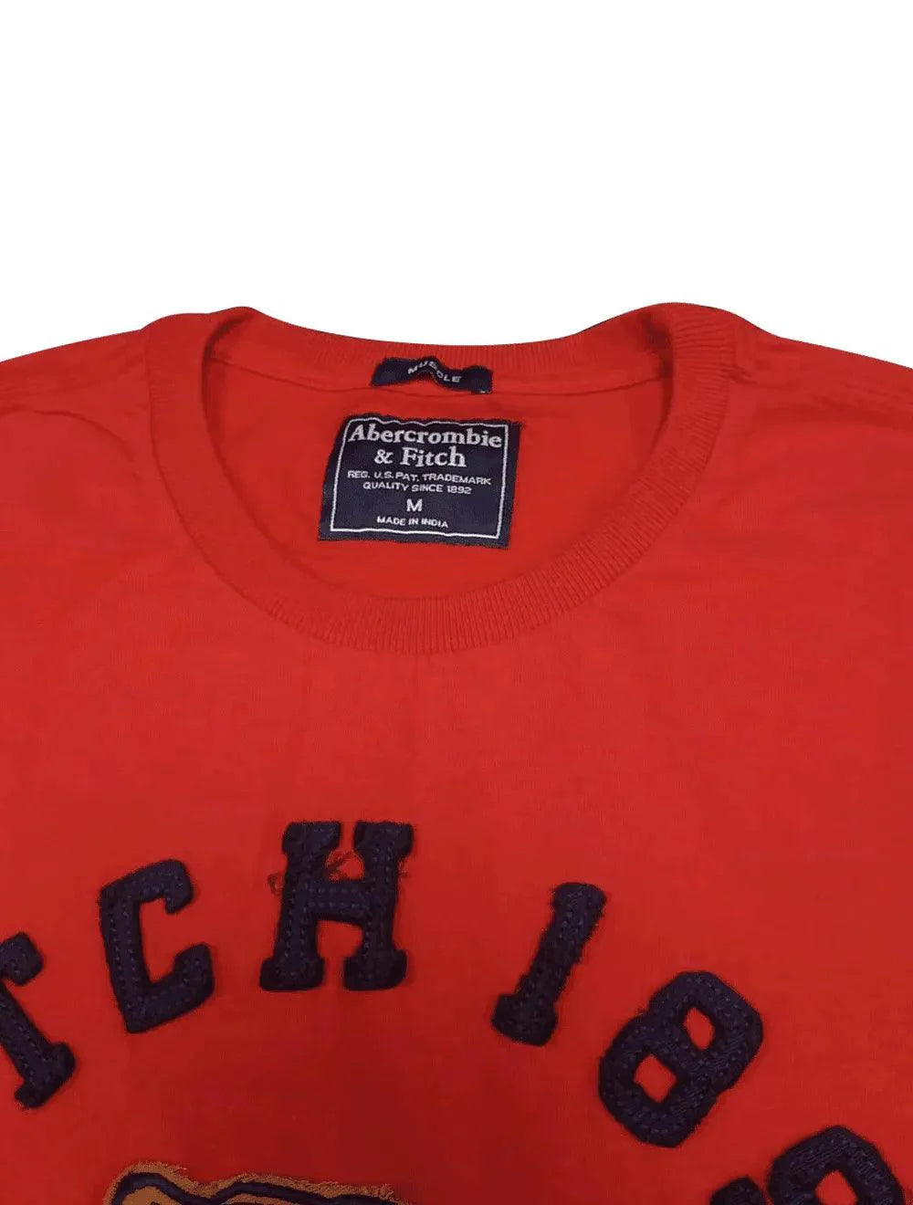 Camiseta Masculina Fitch 1892 Tiger Patch Vermelha