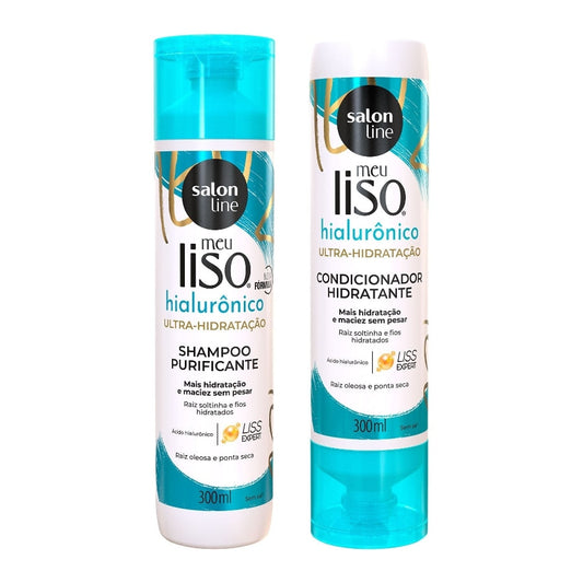 Kit Shampoo e Condicionador Meu Liso SPA Capilar Ácido Hialurônico