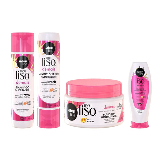 Kit Completo Meu Liso Demais Salon Line