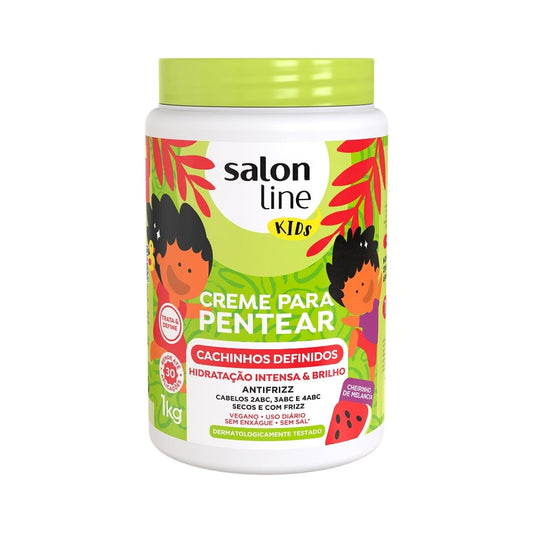 Creme Para Pentear Kids Cachinhos Definidos Salon Line 1kg