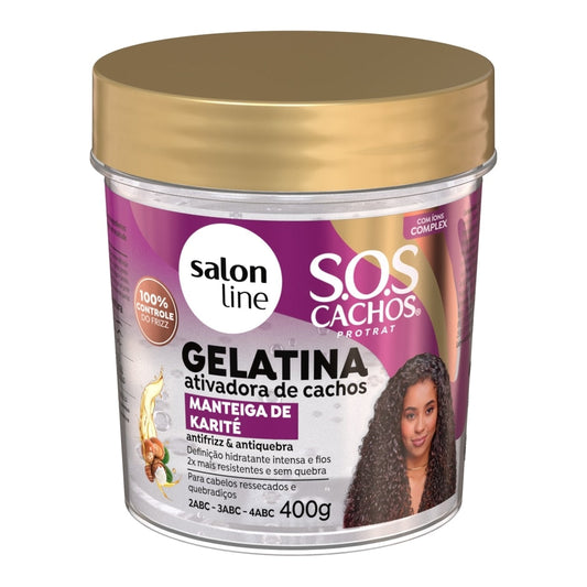 Gelatina SOS Cachos Manteiga de Karité 400g