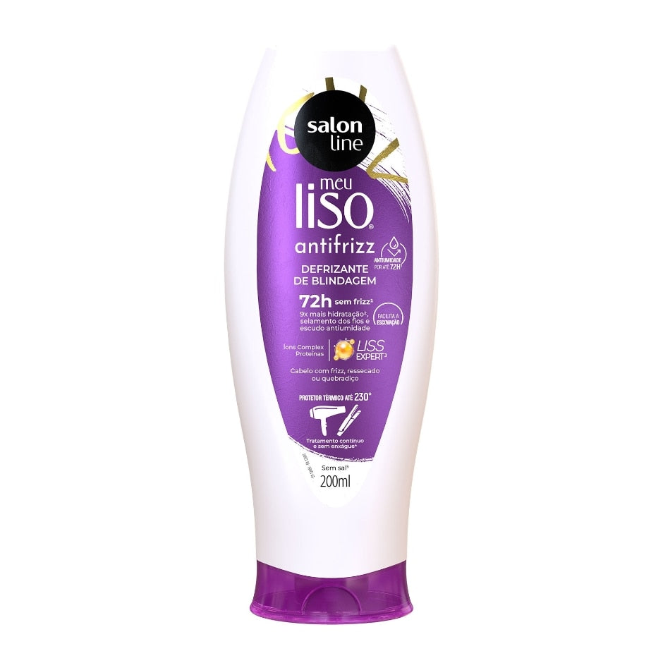 Creme Defrizante Protetor Térmico Meu Liso Antifrizz 200ml