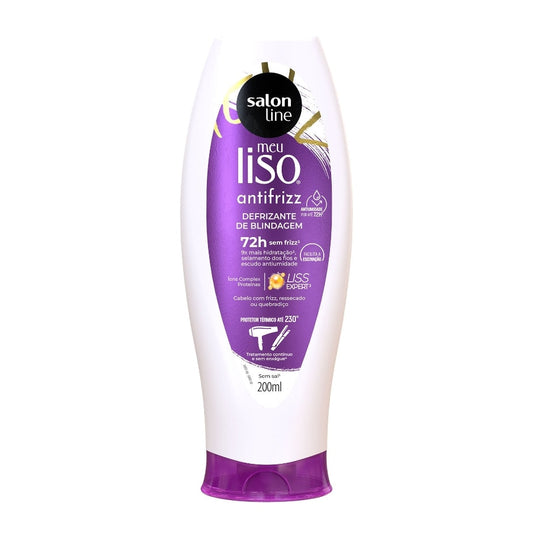 Creme Defrizante Protetor Térmico Meu Liso Antifrizz 200ml