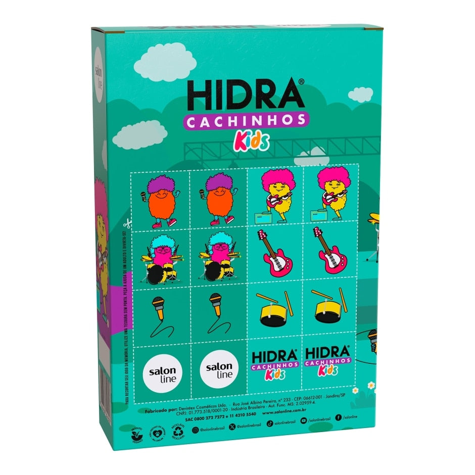 Kit Shampoo e Condicionador Hidra Kids Cachinhos 300ml