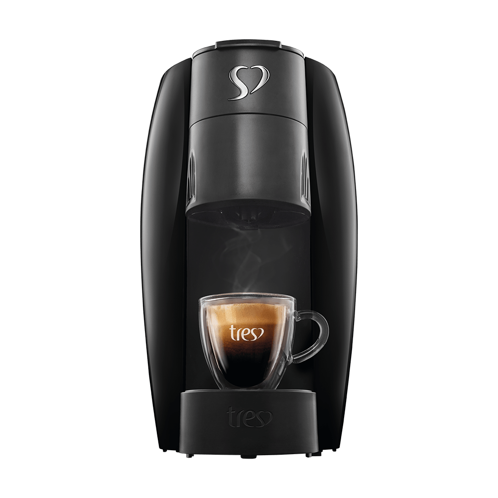 Cafeteira Espresso LOV Preta Automática – 3 Corações