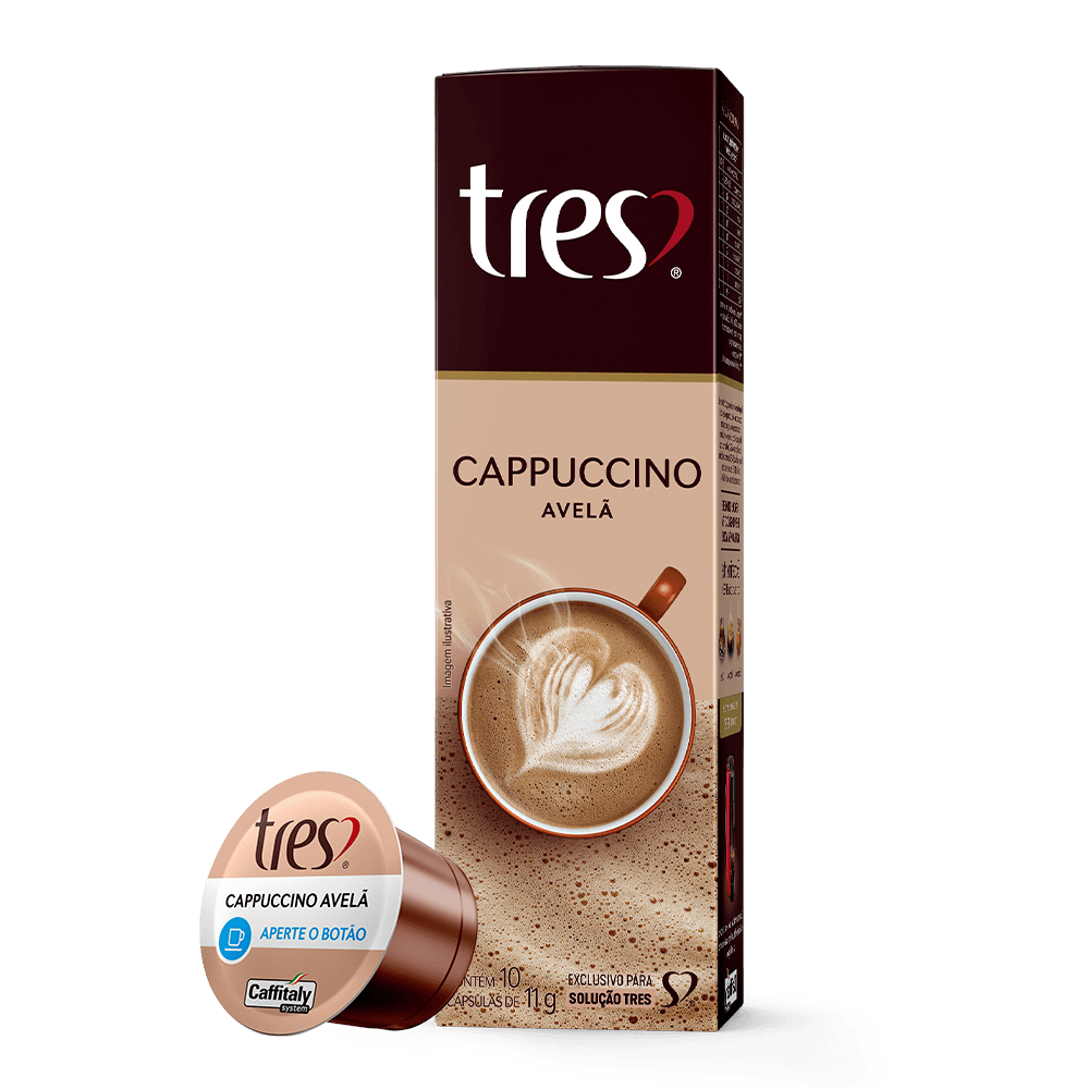 Kit Cappuccino Lovers 60 Cápsulas TRES 3 Corações