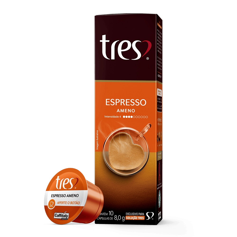 Kit Espresso Lovers 80 Cápsulas TRES 3 Corações