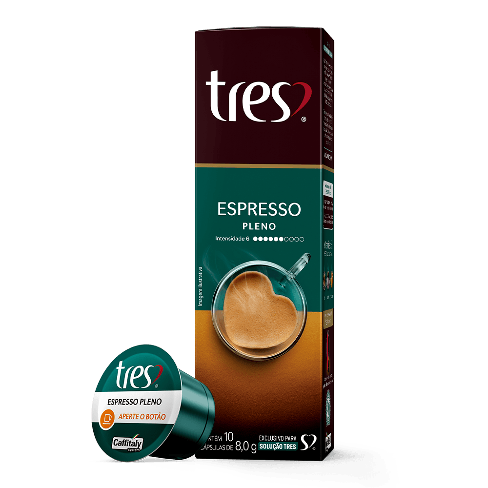 Kit Espresso Lovers 80 Cápsulas TRES 3 Corações